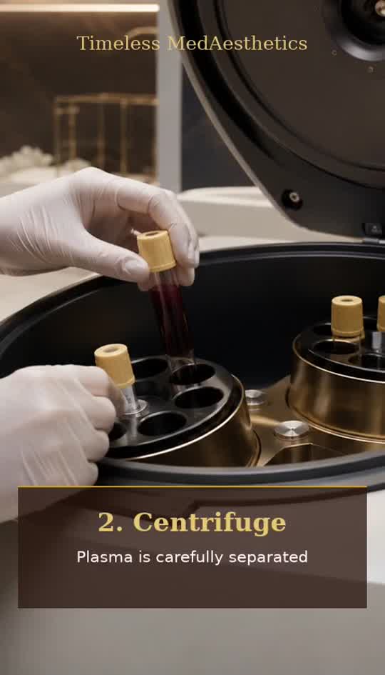 PRP centrifuge preparation